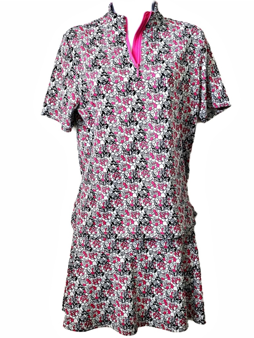 GGblue Luxe Sport Liza Short Sleeve Golf Polo & Skirt tennis sport quiet luxury